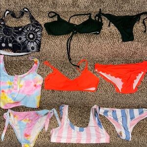 Colorful Bikini Set Collection like new